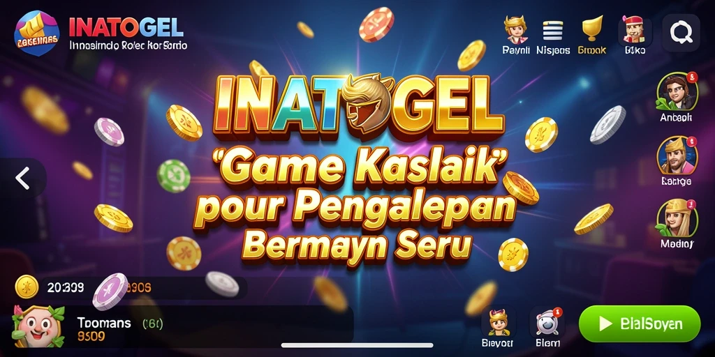 Tampilan menarik dari gameplay INATOGEL yang penuh aksi Kasino.