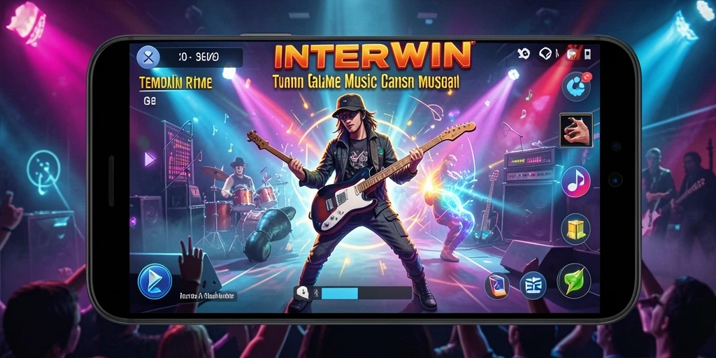 Tampilan gameplay INTERWIN yang interaktif dan penuh warna.