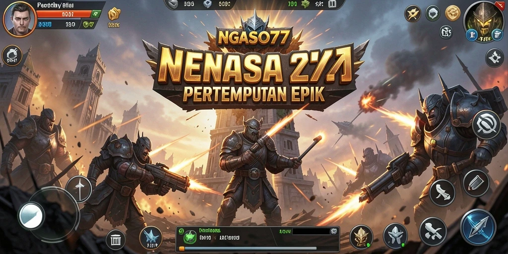Tangkapan layar NGASO77 menampilkan pertempuran menara yang seru dan menantang.