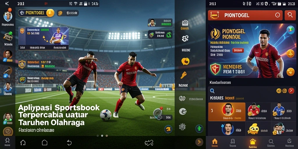 Tampilan gameplay Sportsbook PIONTOGEL yang menarik dan informatif.