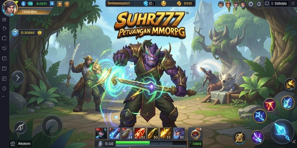 Screenshot SUHU777 menunjukkan aksi seru dalam gameplay MMORPG.