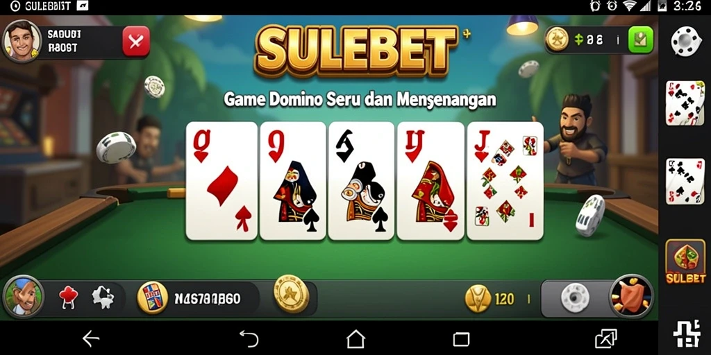 Screenshot gameplay SULEBET yang menampilkan keseruan bermain domino.